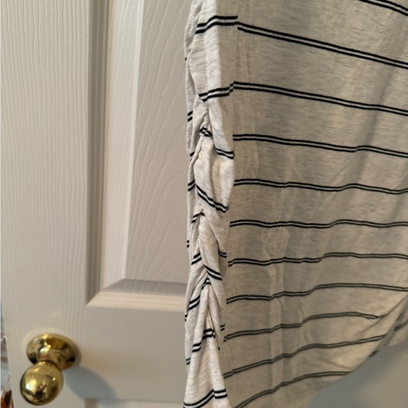 Market & Spruce Striped Maternity Top-Sz L-worn once - Picture 2 of 4